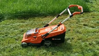 Einhell RASARRO 36/42 Cordless Lawn Mower - unboxing, review and test