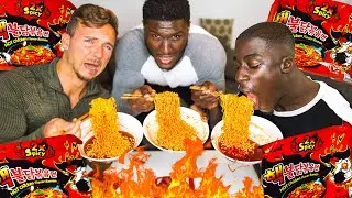 Extrem scharfe Feuer Nudeln Challenge | 2 x Spicy Hot Chicken Flavour Ramen