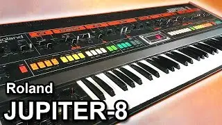 ROLAND JUPITER 8 Analog Synthesizer - Sounds & Patches 【SYNTH DEMO】