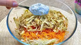 Few people know this recipe! This salad is so delicious that you will keep making it over and over