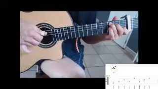 Prélude de Bach Maurane par Bruno Pia avec Tablatures