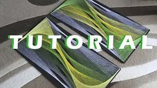2 big pictures | STRING ART | TUTORIAL | DIY