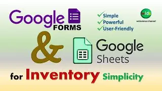 Google Forms and Google Sheets for Inventory In-Out Simplicity || Data Entry Technology