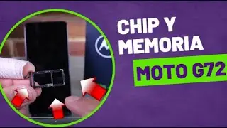 Como poner DOS chips y una micro SD en el Moto G72