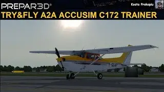 [P3DV4] TRY&FLY A2A ACCUSIM C172 TRAINER (ENGLISH)