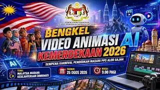 Bengkel Video Animasi AI Kemerdekaan 2026 Sempena Karnival Pendidikan Madani PPD Alor Gajah