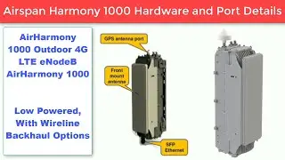Airspan Harmony 1000 Outdoor Small Cell Hardware and Port Details