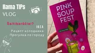 Ikea | Рецепт холодника | Прогулка по Вильнюсу | фестиваль šaltibarščiai #pinksoupfast
