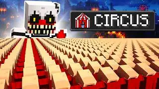 I Took 1,000,000 Villagers to a HAUNTED CIRCUS