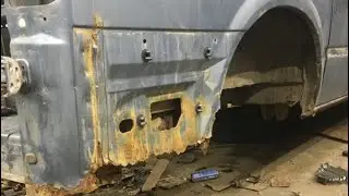 Форд Транзит/ ford transit замена лонжеронов  часть 2