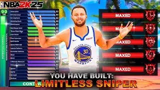 *BEST* STEPHEN CURRY SHOOTING BUILD IN NBA 2K25! 4 LEGEND BADGES! + BEST JUMPSHOT FOR SMALL GUARDS🔥🔥
