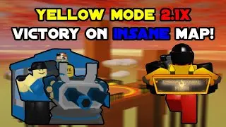Beating Yellow Mode on 2.1x Multiplier in The Heights Legacy Map! - Doomspire Defense
