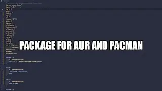 How to package software for Arch Linux