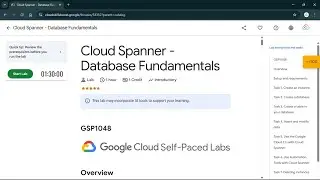 Cloud Spanner - Database Fundamentals | #qwiklabs #GSP1048