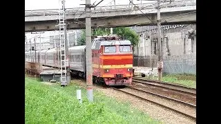 ЧС2т-1005 с пассажирским поездом №247 Анапа - Санкт Петербург