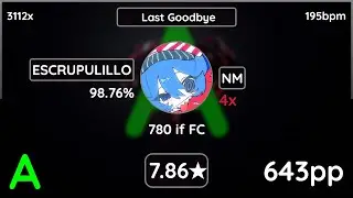 ESCRUPULILLO | Ascension - Sayonara [Last Goodbye] (Sh4rq_, 7.86*) +NM 98.76% | 643pp