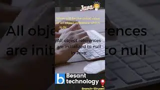 What will be the initial value of an object reference which is defined as an instance variable java?