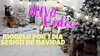 Modelo por 1 día 🤩/sesión de fotos de navidad 🌲🦌❄/ Benjamin Fotografia ❤