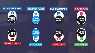 Lower Third With Social Media Icons | MoGRT