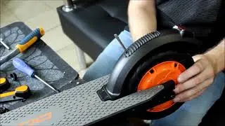 Замена заднего крыла на электросамокате Kugoo S1
