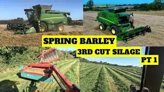 SPRING BARLEY AND 3RD CUT SILAGE PART 1
