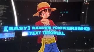 Random Flickering Text like AE Tutorial - Vegas Pro