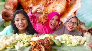 MUKBANG 1 EKOR AYAM TALIWANG DAN  1 EKOR AYAM GORENG BAWANG ⁉️