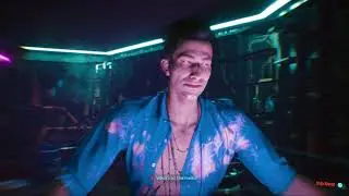 The glitch filled world of Cyberpunk 2077 Traped in a bar