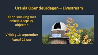 LIVESTREAM - Live kijken naar enkele deepsky objecten