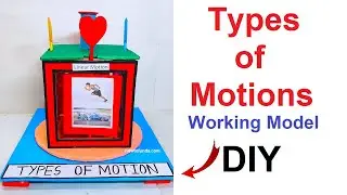 types of motion working model physics science project - inspire award diy | howtofunda 