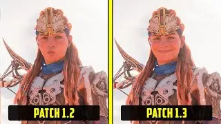Horizon Forbidden West PC - Patch 1.3 VS 1.2 Performance Comparison + Intel XESS 1.3