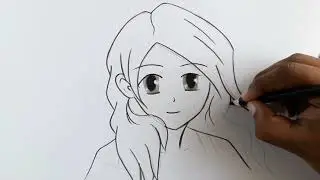 How to draw very very cute cute pencil drawing of girl face• drawing so cute girl face step by step