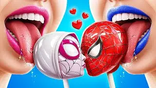 How to Fell in Love With Superhero? POMNI vs Gwen Stacy vs Ladybug vs Sonic! Superheroes Love Story!