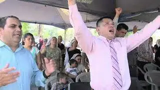Primer día de campaña Evangelistica desde EL Carbónal, El Salvador
