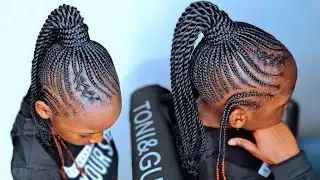 CORNROWS TUTORIAL//PENCIL LINES @JOYCEARTS
