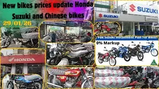 New bikes prices update Honda Suzuki and Chinese bikes 29.01.26