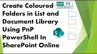 PnP PowerShell - Create Colored Folder Using