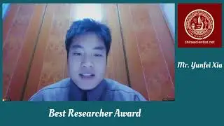 CSA  | Mr. Yunfei Xia | China People’s Police University | China | Best Researcher Award