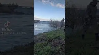 ловля налима весной.рыбалка на реке.#2024 #казахстан #рыбалка #течение