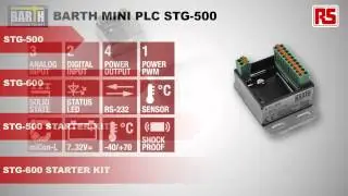 BARTH mini PLCs - smallest size industrial logic controllers | RS Components