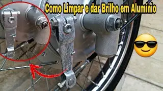 Como Limpar e dar Brilho em partes de Alumínio da Moto