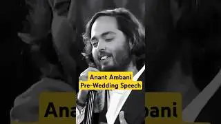 Anant Ambani Pre-Wedding Speech ft. Radhika Merchant