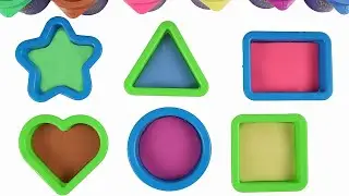 Learn Shapes Names with Play Doh for Kids