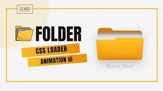 Folder Loader Animation Using Pure HTML & CSS | No JavaScript