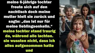meine tochter bekam keinen nachtisch, wurde gewürgt doch meine kamera zeigte die ganze wahrheit