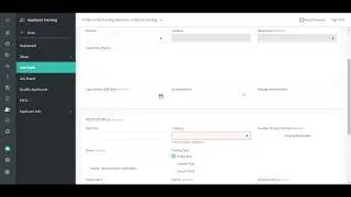 Applicant Tracking - Posting a Job