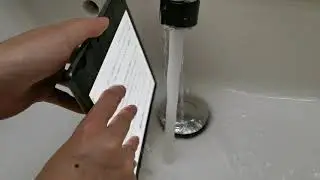 Kindle Oasisは水洗いOK / Washing Kindle Oasis