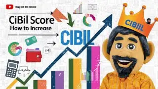 What is credit score? How to increase CIBIL score? How to check #cibilscore  #telugutechwithrajkumar