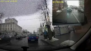 Чуть не въехал