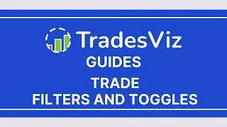 TradesViz Trading Journal - Trade Filters and Toggles